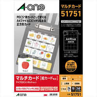 専用ページ エーワン パソコンで手作り絵カード 正方形(A4・24面×10シート