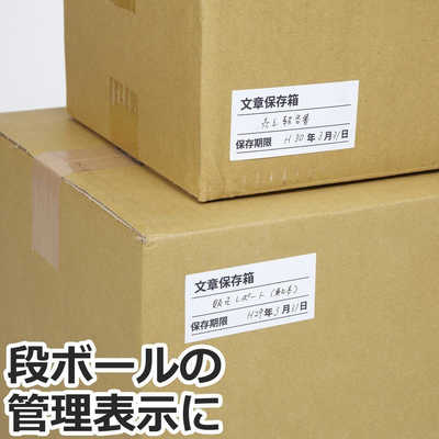エーワン ラベルシール｢プリンタ兼用｣ マット紙・ホワイト A4 4面 22