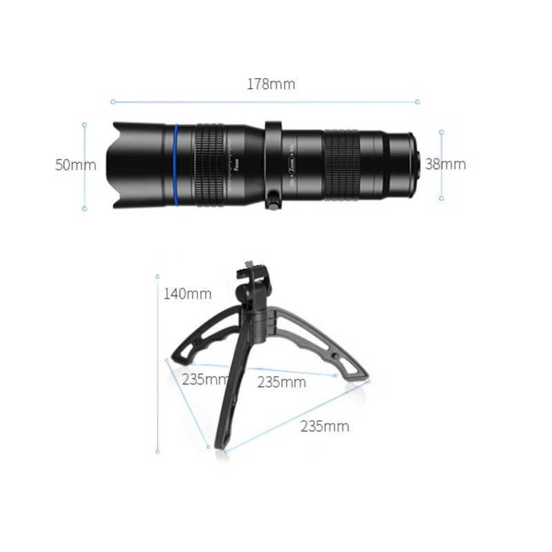 APEXEL APEXEL 単眼鏡 (20～40倍) ズーム スマートフォン対応  APL2040XJJ04 APL2040XJJ04