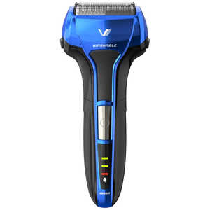 IZUMI 電気シェーバー ソリッドモデル ［4枚刃］ ブルー IZF-V543W-A