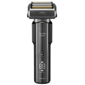 IZUMI 電気シェーバー everedge(エバーエッジ) 充電・交流式［6枚刃 /AC100V-240V］ ブラックニッケル IZF-E863-WK