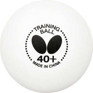 バタフライ トレーニングボール 40+ 10ダース(120個入) バタフライ ホワイト [練習球(硬式)] 95840