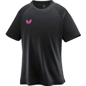 バタフライ 卓球用品 Butterfly ユニセックス ウィンロゴ・TシャツII ブラック/ロゼ SS 46420 バタフライ 卓球用品 Butterfly ユニセックス ウィンロゴ・TシャツII ブラック/ロゼ SS 46420