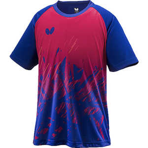 バタフライ 卓球用品 Butterfly ユニセックス エクステラ・Tシャツ ネイビー/ロゼ M 46430 バタフライ 卓球用品 Butterfly ユニセックス エクステラ・Tシャツ ネイビー/ロゼ M 46430