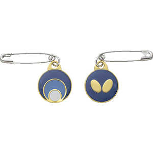 バタフライ 卓球用品 Butterfly 安全ピン・サークル ブルー 77100 バタフライ 卓球用品 Butterfly 安全ピン・サークル ブルー 77100