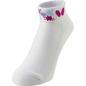 バタフライ 卓球用品 Butterfly ユニセックス パレスト・ソックス ホワイト×ロゼ L 92500
