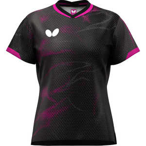 バタフライ 卓球用品 Butterfly エリスター12・シャツ [女性用 /Oサイズ] ブラック (返品交換不可) 47149