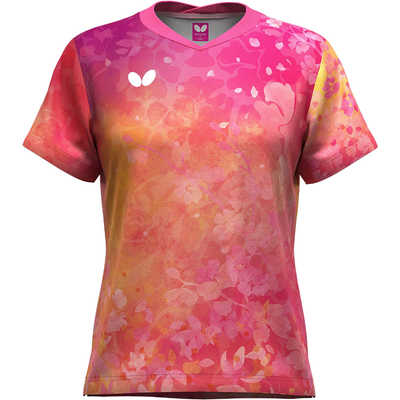 バタフライ 卓球用品 Butterfly レディース ルイネス・シャツ ロゼ O