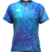 バタフライ 卓球用品 Butterfly レディース ルイネス・シャツ ブルー M