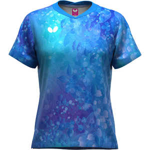 バタフライ 卓球用品 Butterfly レディース ルイネス・シャツ ブルー L 47199