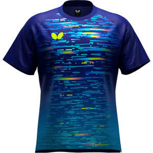 バタフライ 卓球用品 Butterfly ユニセックス キリアル・Tシャツ ブルー L 47200 バタフライ 卓球用品 Butterfly ユニセックス キリアル・Tシャツ ブルー L 47200