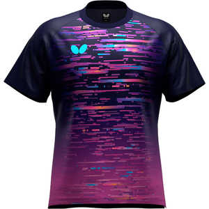 バタフライ 卓球用品 Butterfly ユニセックス キリアル・Tシャツ ネイビー O 47200 バタフライ 卓球用品 Butterfly ユニセックス キリアル・Tシャツ ネイビー O 47200