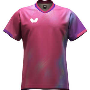 バタフライ 卓球用品 Butterfly インフィリア・シャツ [男女兼用 /Oサイズ] ロゼ  (返品交換不可) 47220