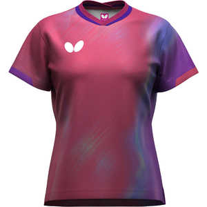 バタフライ 卓球用品 Butterfly インフィリア・シャツ  [女性用 /Lサイズ] ロゼ (返品交換不可) 47239