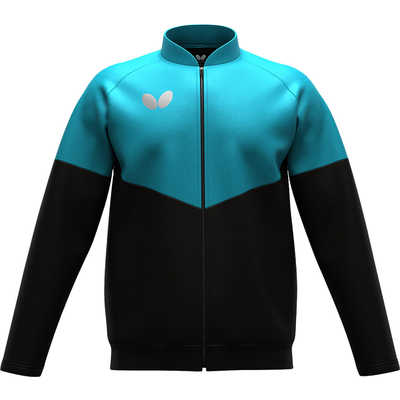 バタフライ　卓球用品 Butterfly ユニセックス ウィルバー・TRジャケット ターコイズブルー L　47250 バタフライ 卓球用品 Butterfly ユニセックス ウィルバー・TR