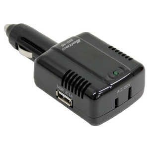 大自工業 DC12V USB＆コンセント 出力電圧：AC100V(ACコンセント)/DC5V 2.1A 定格出力：15W(AC100V・USB出力合計) SIV-15