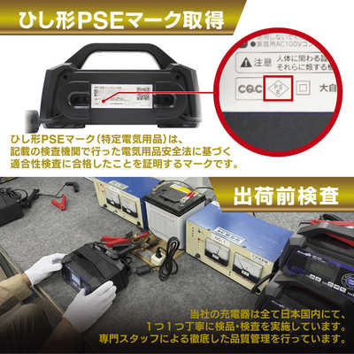 大自工業 MP-320 全自動ウルトラパルスバッテリー充電器 (オートバイ
