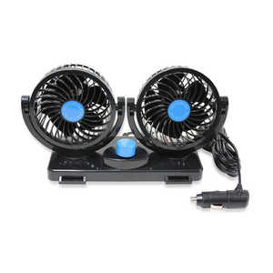 大自工業 DC12V車用ツインカーファン 上下左右180度回転式 CFT-01 大自工業 DC12V車用ツインカーファン 上下左右180度回転式 CFT-01