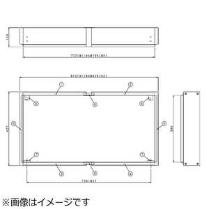 ダイキン DAIKIN ワイドグリル用据付枠 KKF99A46 ダイキン DAIKIN ワイドグリル用据付枠 KKF99A46