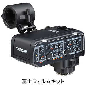 TASCAM ミラーレスカメラ対応 XLRマイクアダプター 富士フイルムキット CA-XLR2d-F