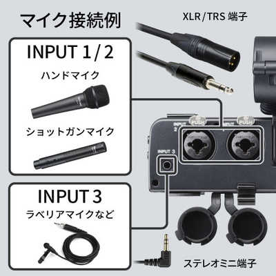 TASCAM CA-XLR2d-AN マイクアダプター CA-XLR2d | ミラーレス/DSLRカメラ対応XLRマイクアダプター