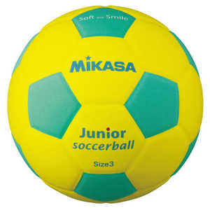 ミカサ サッカーボール スマイルサッカー・小学校用・軽量(3号球/イエロー×ライトグリーン) SF3J-YLG イエロー×ライトグリーン SF3JYLG
