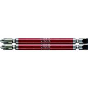 ベッセル 剛彩ビット 2本組 (両頭コンビ) +2/-6×110mm GS142611_ ベッセル 剛彩ビット 2本組 (両頭コンビ) +2/-6×110mm GS142611_