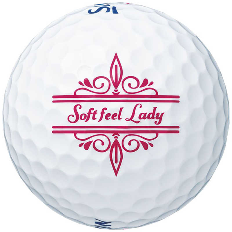 ダンロップ(スリクソン) ダンロップ(スリクソン) ゴルフボール スリクソン SOFT FEEL LADY ホワイト SNSFL5WH [12球（1ダース）] SNSFL5WH SNSFL5WH
