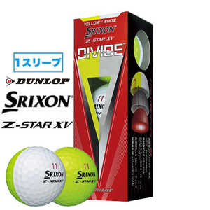 ダンロップ(ゼクシオ) ゴルフボール SRIXON スリクソン Z-STAR XV8《1スリーブ(3球)/DIVIDE》 SNZSXV8DIVWY(3)