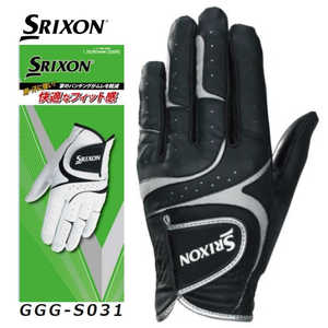 ダンロップ(スリクソン) ゴルフ用品 ゴルフグローブ ［左手着用(右打ち用) /23cm］ ブラック GGG-S031