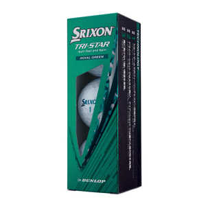 ダンロップ(スリクソン) ゴルフボール SRIXON TRI-STAR スリクソン TRI-STAR ［3球(1スリーブ)］ ロイヤルグリーン SNTRS6GRN