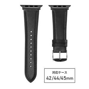 バンビ apple watch対応ベルト RWM521AW 牛革スコッチガード 42/44/45 mm ブラック バンビ apple watch対応ベルト RWM521AW 牛革スコッチガード 42/44/45 mm ブラック
