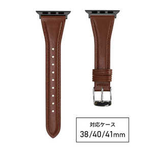 バンビ apple watch対応ベルト RWM520CU 牛革スコッチガード 38/40/41mm ブラウン バンビ apple watch対応ベルト RWM520CU 牛革スコッチガード 38/40/41mm ブラウン