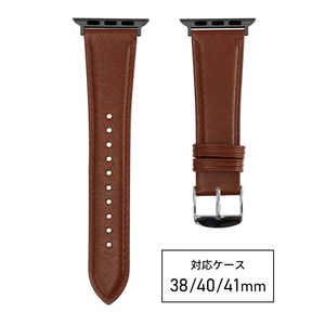 バンビ Apple Watch 対応 バンド SCOTCHGARD 本革 強力撥水! 【対応ケースサイズ:41/40/38mm】 ブラウン RWM521CU バンビ Apple Watch 対応 バンド SCOTCHGARD 本革 強力撥水! 【対応ケースサイズ:41/40/38mm】 ブラウン RWM521CU
