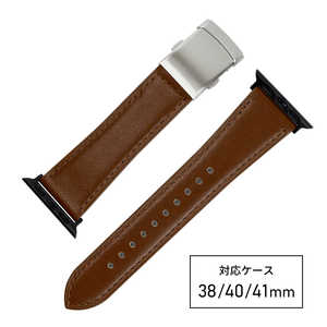 バンビ apple watch対応ベルト RWM522CU 牛革スコッチガード 38/40/41mm ブラウン バンビ apple watch対応ベルト RWM522CU 牛革スコッチガード 38/40/41mm ブラウン