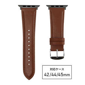 バンビ Apple Watch 対応 バンド SCOTCHGARD 本革 強力撥水! 【対応ケースサイズ:49/45/44/42mm】 ブラウン RWM521CW バンビ Apple Watch 対応 バンド SCOTCHGARD 本革 強力撥水! 【対応ケースサイズ:49/45/44/42mm】 ブラウン RWM521CW