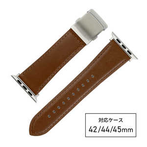 バンビ apple watch対応ベルト RWM022CW 牛革スコッチガード 42/44/45 mm ブラウン バンビ apple watch対応ベルト RWM022CW 牛革スコッチガード 42/44/45 mm ブラウン