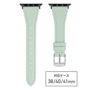 バンビ apple watch対応ベルト RWM524MU 牛革スコッチガード 38/40/41mm グリーン RWM524MU