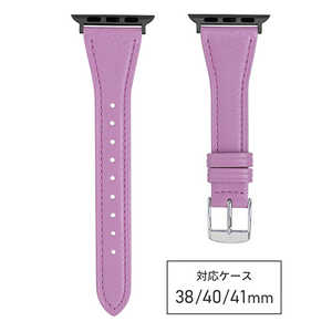 バンビ apple watch対応ベルト RWM524VU 牛革スコッチガード 38/40/41mm パープル バンビ apple watch対応ベルト RWM524VU 牛革スコッチガード 38/40/41mm パープル