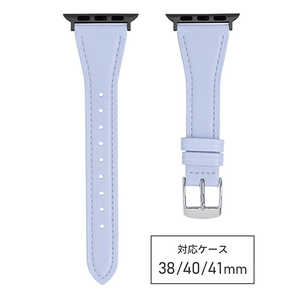 バンビ apple watch対応ベルト RWM524UU 牛革スコッチガード 38/40/41mm ライトブルー バンビ apple watch対応ベルト RWM524UU 牛革スコッチガード 38/40/41mm ライトブルー