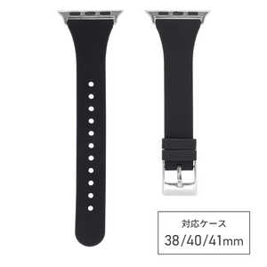 バンビ apple watch対応シリコンバンド ブラック RWG029A