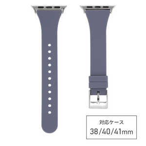 バンビ apple watch対応シリコンバンド グレー RWG029G