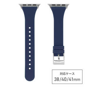 バンビ apple watch対応シリコンバンド ネイビー RWG029D