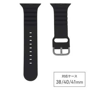 バンビ apple watch対応シリコンバンド ブラック RWG031A