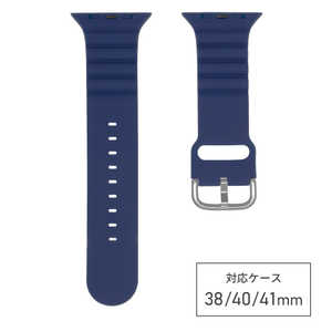 バンビ apple watch対応シリコンバンド ネイビー RWG031D