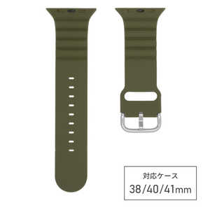 バンビ apple watch対応シリコンバンド カーキ RWG031Q