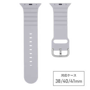 バンビ apple watch対応シリコンバンド グレー RWG031G