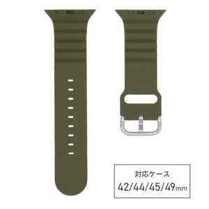 バンビ apple watch対応シリコンバンド カーキ RWG032Q