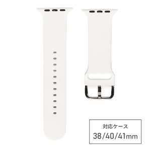 バンビ apple watch対応シリコンバンド ホワイト RWG027W