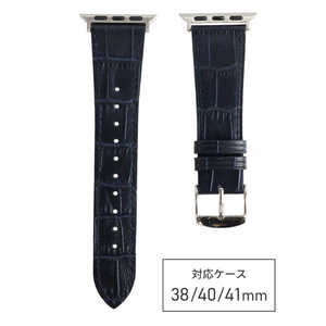 バンビ Apple Watch対応バンド マットエンボス 38/40/41mm ネイビー ネイビー RWK031DU バンビ Apple Watch対応バンド マットエンボス 38/40/41mm ネイビー ネイビー RWK031DU